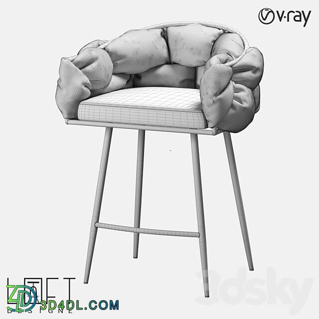 Bar stool LoftDesigne 30491 model 3D Models 3DSKY