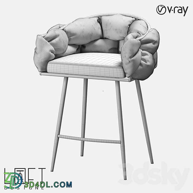 Bar stool LoftDesigne 30492 model 3D Models 3DSKY
