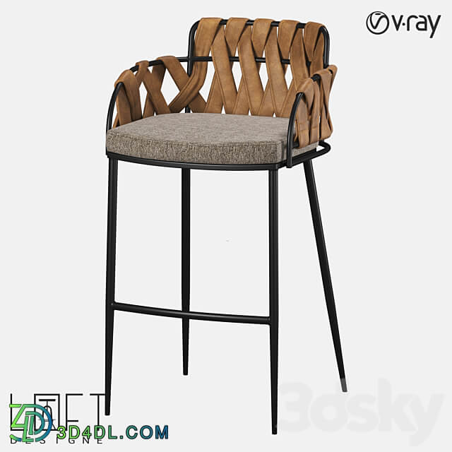 Bar stool LoftDesigne 30497 model 3D Models 3DSKY