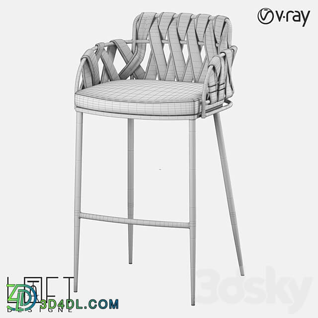 Bar stool LoftDesigne 30497 model 3D Models 3DSKY