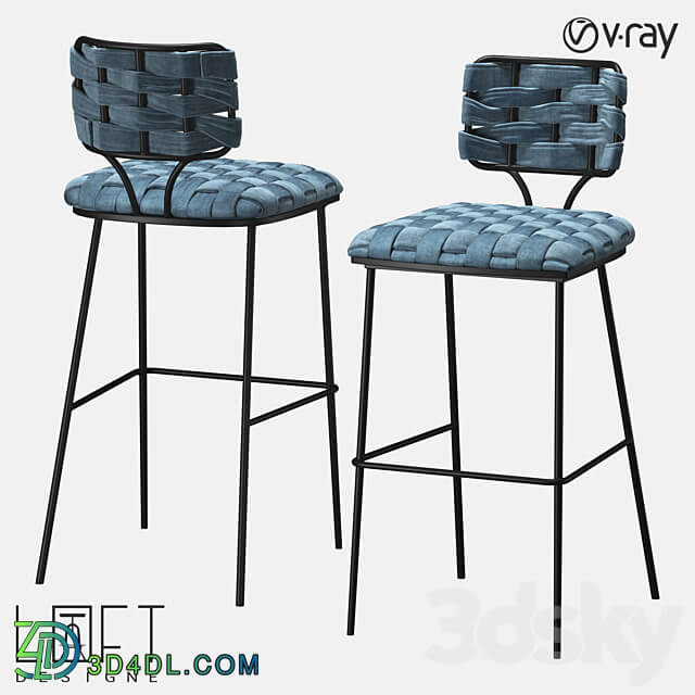 Bar stool LoftDesigne 30499 model 3D Models 3DSKY