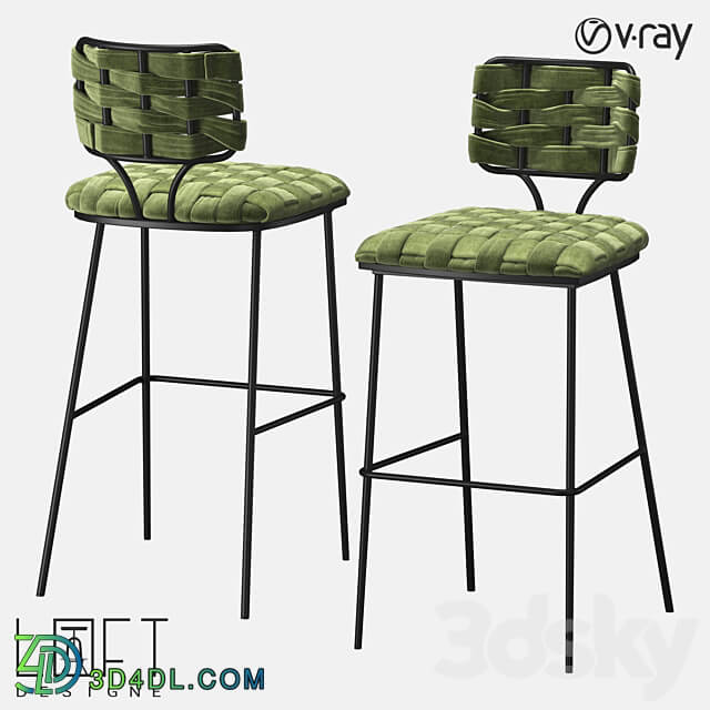 Bar stool LoftDesigne 30500 model 3D Models 3DSKY