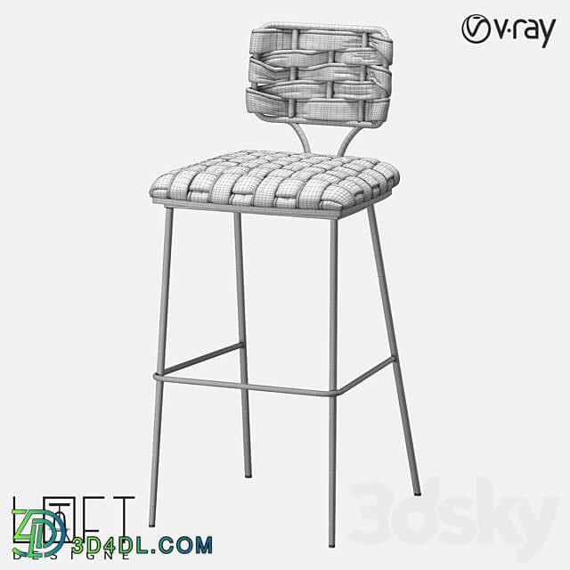 Bar stool LoftDesigne 30501 model 3D Models 3DSKY
