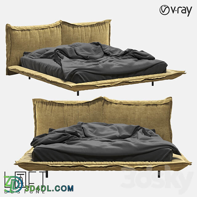 LoftDesigne 32010 model bed Bed 3D Models 3DSKY