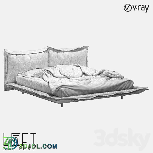 LoftDesigne 32011 model bed Bed 3D Models 3DSKY