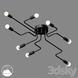 LampsShop.ru PL3036 Chandelier Loft Inspire Ceiling lamp 3D Models 3DSKY 