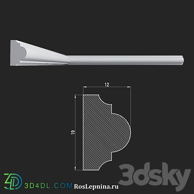 Molding MG 4006R from RosLepnina 3D Models 3DSKY