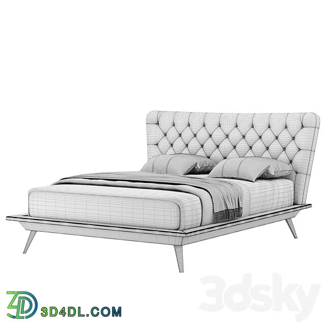 Bohemia bed Bed 3D Models 3DSKY