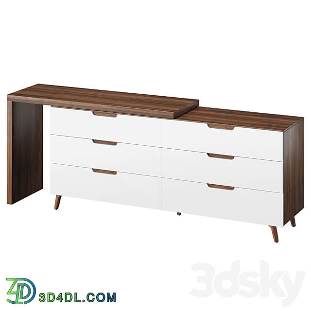 Karen chest of drawers Sideboard Chest of drawer 3D Models 3DSKY