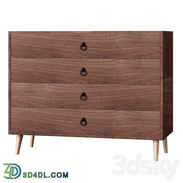 Polly chest of drawers Sideboard Chest of drawer 3D Models 3DSKY