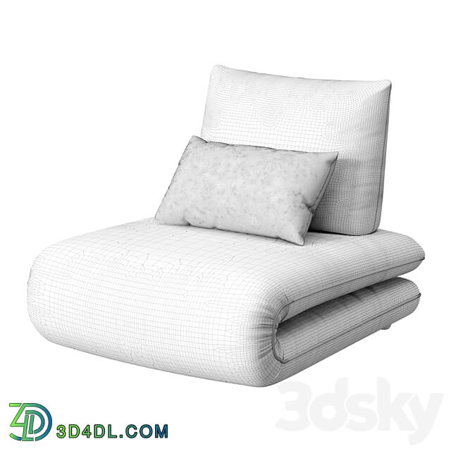 Justin armchair bed 3D Models 3DSKY