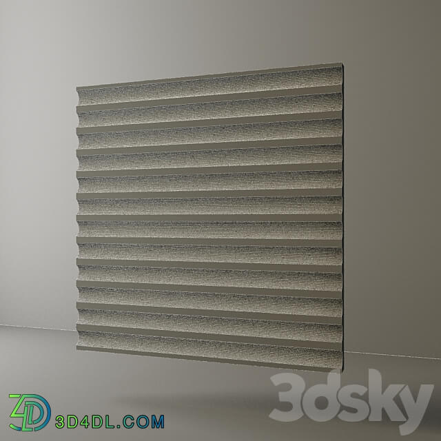 Gypsum 3d panel Art 1034 from ArtRelief 3D Models 3DSKY