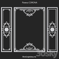 CORONA frame set by RosLepnina 3D Models 3DSKY 