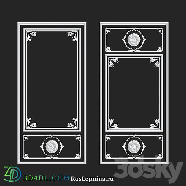 CORONA frame set by RosLepnina 3D Models 3DSKY