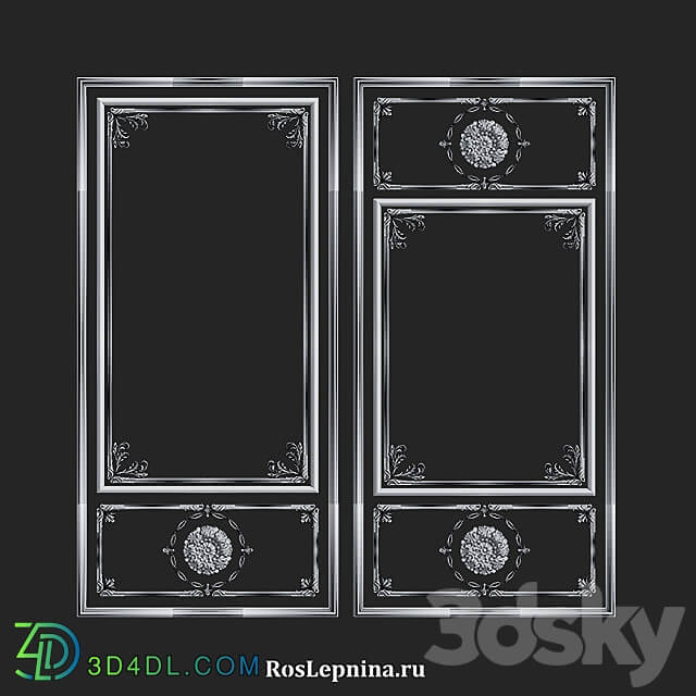 CORONA frame set by RosLepnina 3D Models 3DSKY