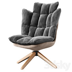 Husk lounge chair 3D Models 3DSKY 