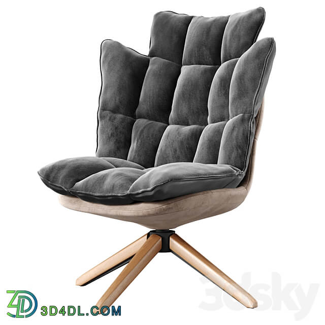 Husk lounge chair 3D Models 3DSKY