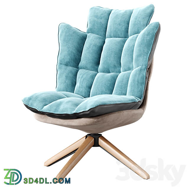 Husk lounge chair 3D Models 3DSKY