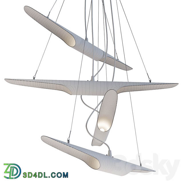 OM Chandelier P full 4 art. 26482 by Pikartlights Pendant light 3D Models 3DSKY