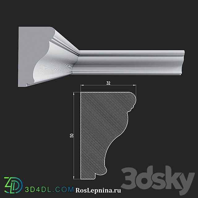 Molding MG 4012R from RosLepnina 3D Models 3DSKY