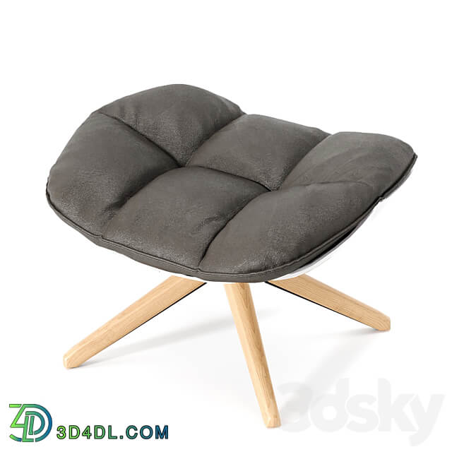 Husk ottoman 3D Models 3DSKY