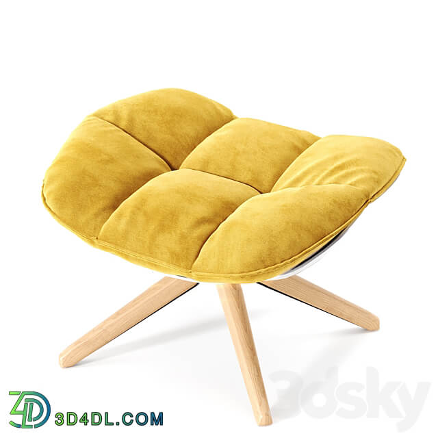 Husk ottoman 3D Models 3DSKY