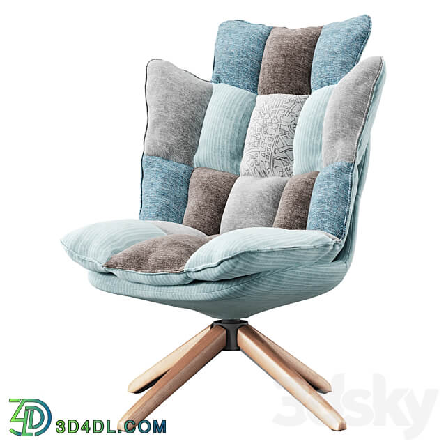 Husk lounge chair 3D Models 3DSKY