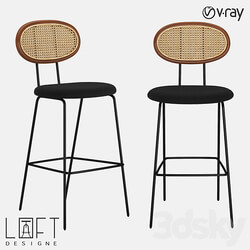 Bar stool LoftDesigne 3519 model 3D Models 3DSKY 