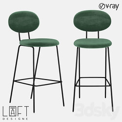 Bar stool LoftDesigne 3520 model 3D Models 3DSKY 
