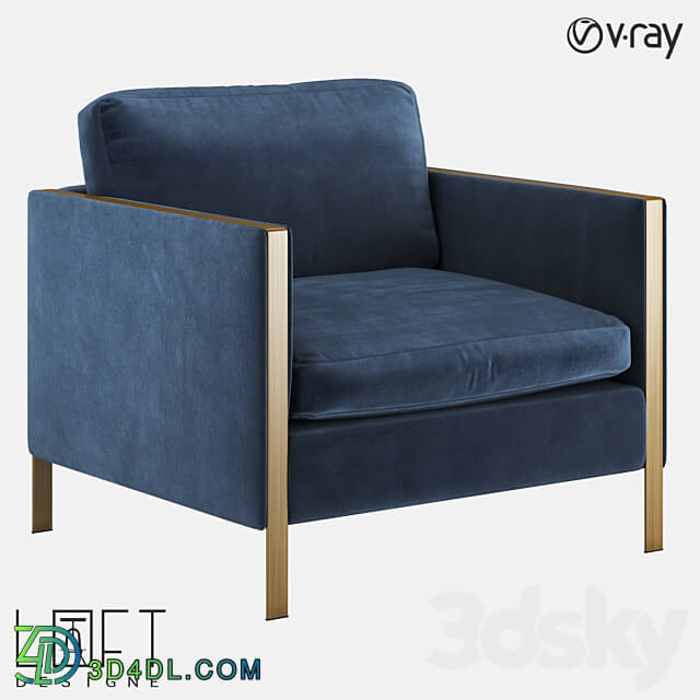 Armchair LoftDesigne 3798 model 3D Models 3DSKY