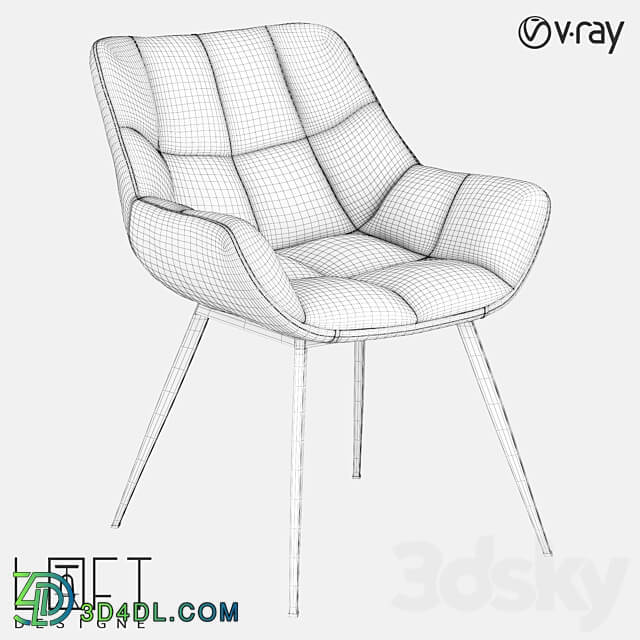 Chair LoftDesigne 30481 model 3D Models 3DSKY