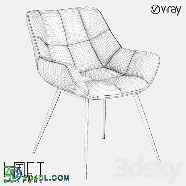 Chair LoftDesigne 30483 model 3D Models 3DSKY
