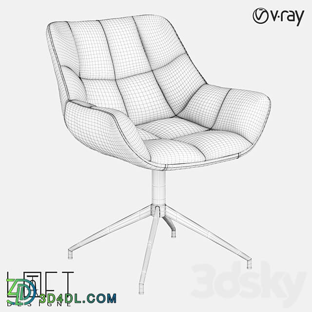 Chair LoftDesigne 30484 model 3D Models 3DSKY