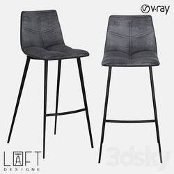 Bar stool LoftDesigne 30487 model 3D Models 3DSKY 