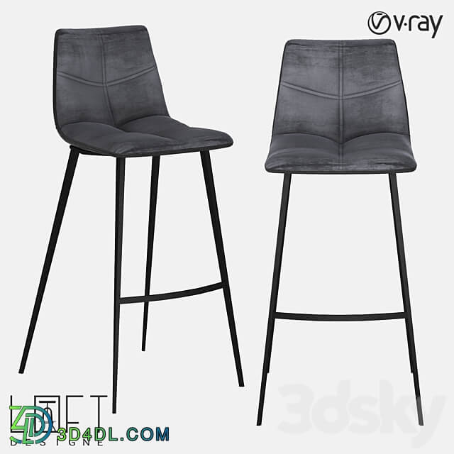 Bar stool LoftDesigne 30487 model 3D Models 3DSKY