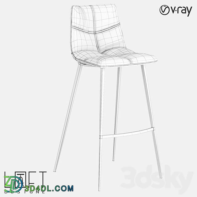 Bar stool LoftDesigne 30487 model 3D Models 3DSKY