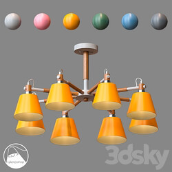 LampsShop.ru L1374 Chandelier Marca Pendant light 3D Models 3DSKY 