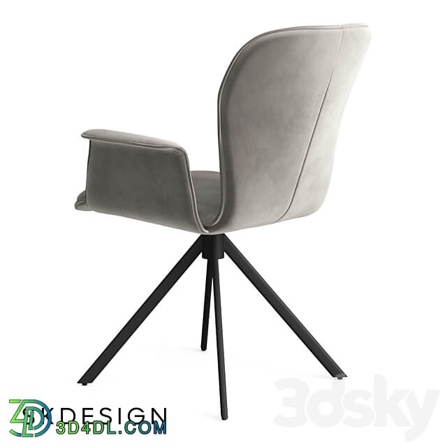 Aspen armchair with metal support 3D Models 3DSKY
