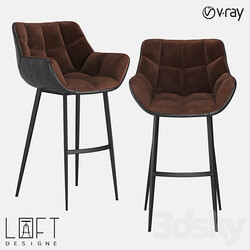 Bar stool LoftDesigne 30479 model 3D Models 3DSKY 