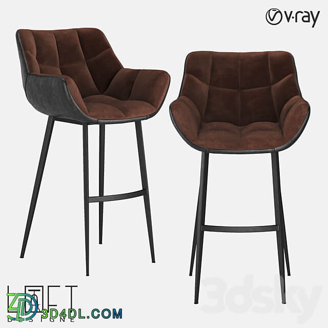 Bar stool LoftDesigne 30479 model 3D Models 3DSKY