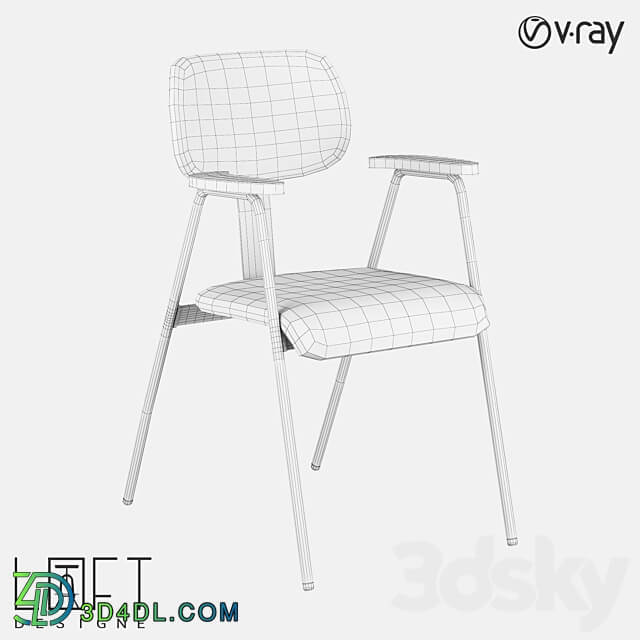 Chair LoftDesigne 31368 model 3D Models 3DSKY