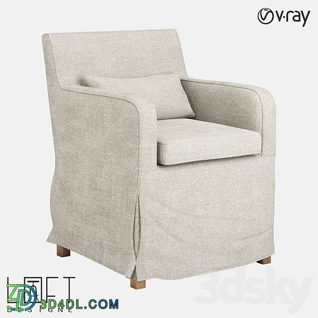 Armchair LoftDesigne 31861 model 3D Models 3DSKY