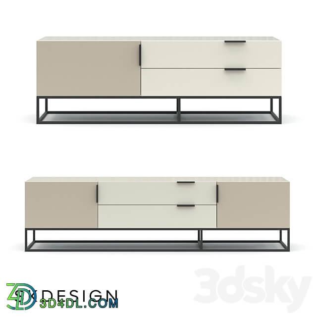 TB cabinet Loft Sideboard Chest of drawer 3D Models 3DSKY