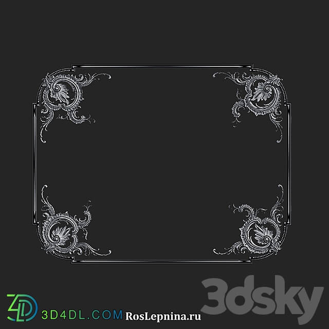LUXOR frame set by RosLepnina 3D Models 3DSKY