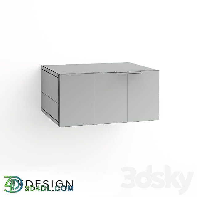 Hanging bedside table Loft Sideboard Chest of drawer 3D Models 3DSKY