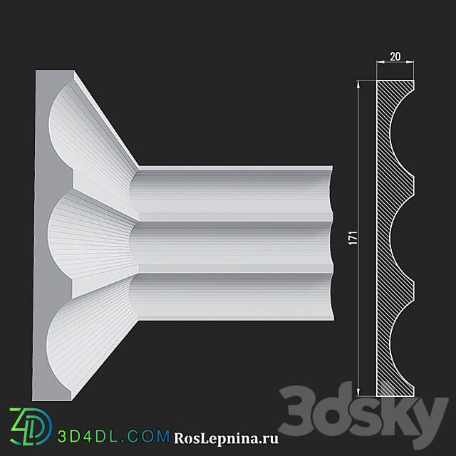 Molding MG 4015R from RosLepnina 3D Models 3DSKY