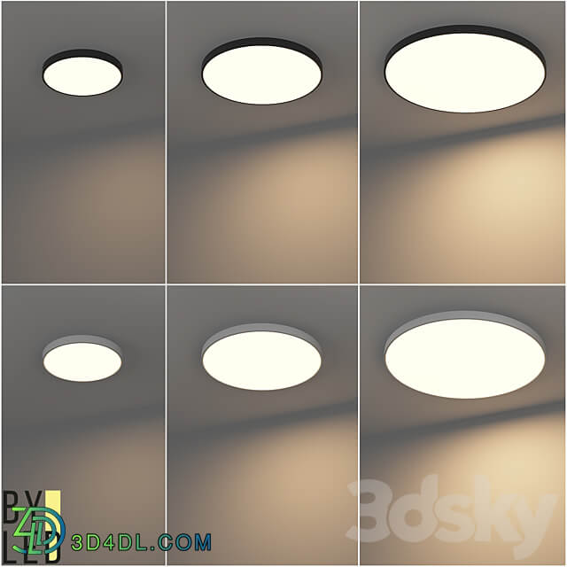 OM Byled Luna RN Ceiling lamp 3D Models 3DSKY