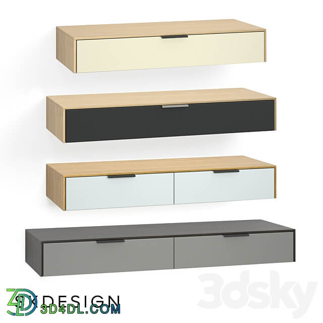 Hanging cabinet Olson Sideboard Chest of drawer 3D Models 3DSKY