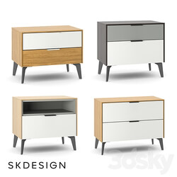 Olson bedside table Sideboard Chest of drawer 3D Models 3DSKY 