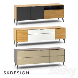 TV stand Olson Sideboard Chest of drawer 3D Models 3DSKY 